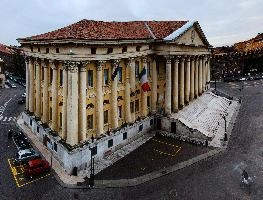 Building in Verona seen from Roman Theatre, Veneto, verona, italian, grand, roman, city, roof, town, veneto, ornate, italy, tiled, pillars, terracotta, neoclassical, shakespeare, building, hall