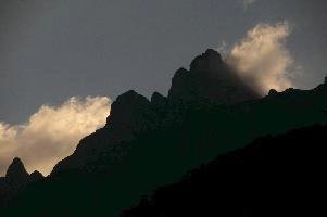 Clouds on Churfirsten, alps, churfirsten, cloud, europe, evening, gallen, light, mountain, peak, sankt, switzerland