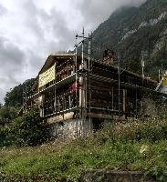 Construction in Quinten, walen, quiet, switzerland, tranquil, alpine, alps, tourism, mountains, village, lake, peaceful, walenstadt, quaint, walensee, forest, traditional, quinten, outdoors, rural, green, cloudy, woods, rustic, churfirsten, remote, swiss, lakeside, countryside, autumn, cloud