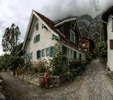 Quinten, walen, quiet, switzerland, tranquil, alpine, alps, tourism, mountains, village, lake, peaceful, walenstadt, quaint, walensee, forest, traditional, quinten, outdoors, rural, green, cloudy, woods, rustic, churfirsten, remote, swiss, lakeside, countryside, autumn, cloud