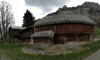 Barn on Walenstadt Berg, berg, wooden, barn, walenstadt, schweiz, alps
