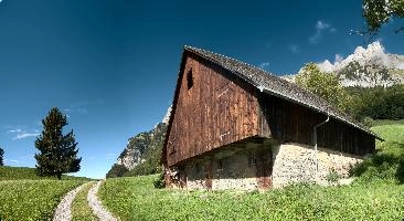 Barn on Walenstadtberg, walenstadtberg, alps, tourism, building, switzerland, architecture, travel, alpine, green, village, alpine, rural, walking, swiss, timber, chalet, swiss, wood, switzerland, hiking, summer, walenstadt, mountains, outdoor, farm, old, landscape, wooden, house, sankt, barn, traditional, alps, gallen, farmhouse, nature, mountains
