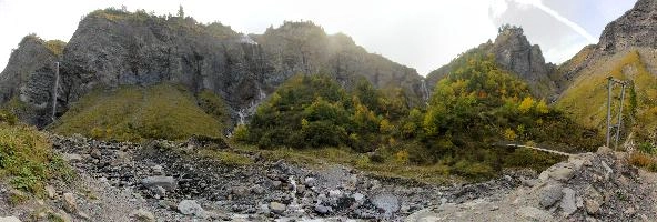 The Batöni at the head of the Weisstannen valley, Mels, Switzerland, null