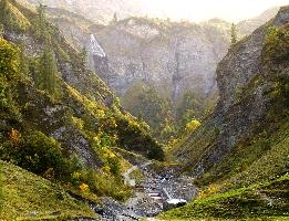The Weisstannen valley, Mels, Switzerland, null