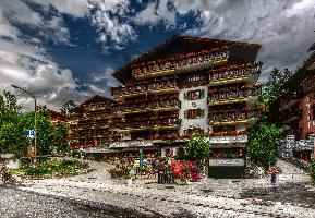Hotel in Klosters, Graubünden, switzerland, alpine, alps, swiss, europe, mountains