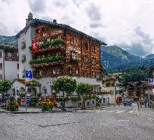 Hotel Chesa Grischuna in Klosters, Graubünden, switzerland, alpine, alps, swiss, europe, mountains