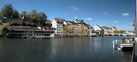 Buildings on the right bank of the Limmat, Zürich, zürich