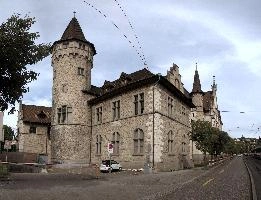 Landesmuseum in Zürich, zürich, national, historicist, facade, banner, landesmuseum, tower, city, architecture, switzerland, museum, entrance, outdoors, building, exterior, garden, forecourt