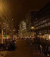 Europaallee at Night, switzerland, zürich, europaallee, night, christmas, lights, outdoors
