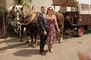 Couple and Horses, null