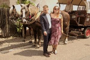 Couple and Horses, null
