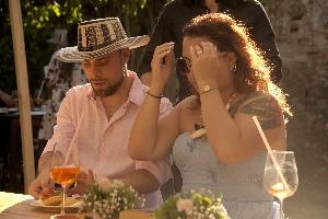 Couple at Party, null