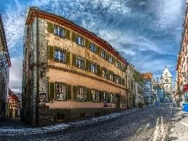 Gradebergstrasse in Überlingen, Germany, null
