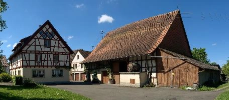 Birnau, birnau, unteruhldingen, beams, uhldingen, summer, constance, bodensee, half-timbered, germany, blue sky, lake, rustic, traditional, sunshine, farm, house, home, rural, tile roof, terrcotta